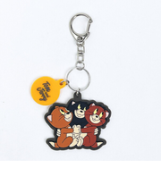 トムとジェリー (3匹の子猫) 配色ラバーチャーム キーホルダー トムジェリ