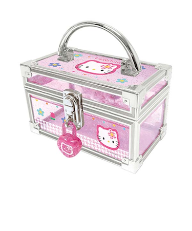 サンリオ ハローキティ 鍵付きミニバニティケース カオハナ 平成レトロ Sanrio