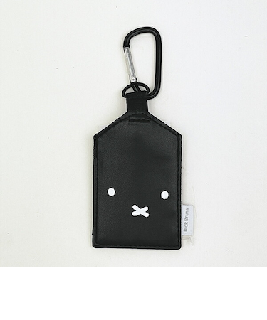 ミッフィー miffy 窓付きタイニーポーチ ブラック 定期入れ カードケース 推し活