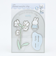 ミッフィー miffy フラワーアクリルクリップ ブルーグレー インテリア