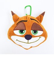 ディズニー ズートピア ニック・ワイルド カラビナ付きぬいぐるみファスナーマスコット Disney