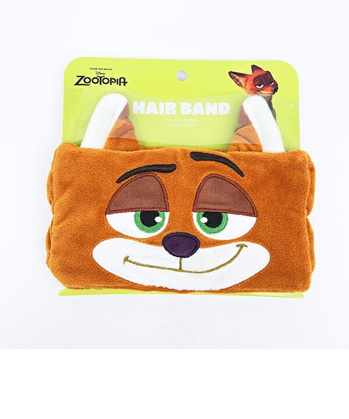 ディズニー ズートピア ニック・ワイルド フェイスヘアバンド Disney