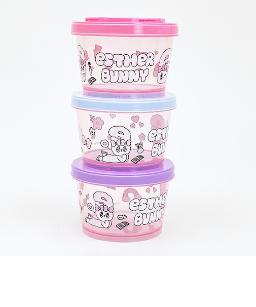 エスターバニー (Esther Bunny)  ジョインド式薄肉保存容器 3点セット ランチ 日本製