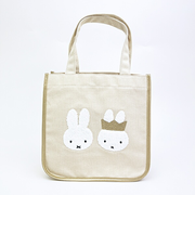ミッフィー miffy 70th トートバッグ ゴールド＆ブラック