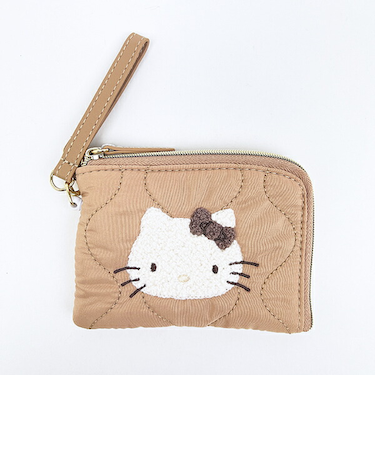 サンリオ ハローキティ デイリーポーチ 定期入れ ナチュラルキルティング Sanrio