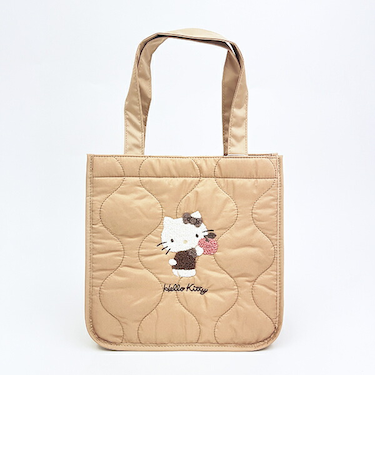 サンリオ ハローキティ ミニトートバッグ ナチュラルキルティング Sanrio