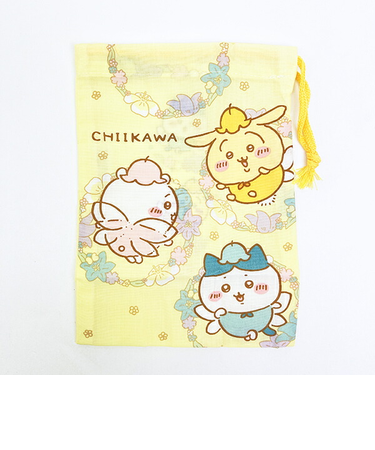 ちいかわ コップ巾着 フェアリーフラワー ランチ 日本製