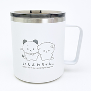 いしよわちゃん 蓋付ステンレスマグ マグカップ 保温保冷