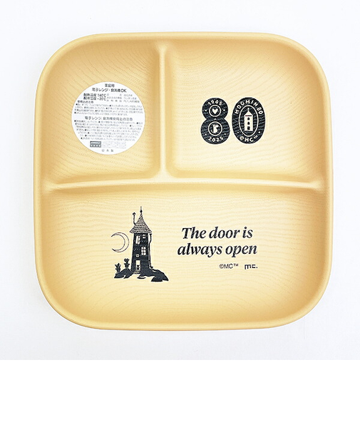 ムーミン 80周年アート スクエアワンプレート L 食器 MOOMIN