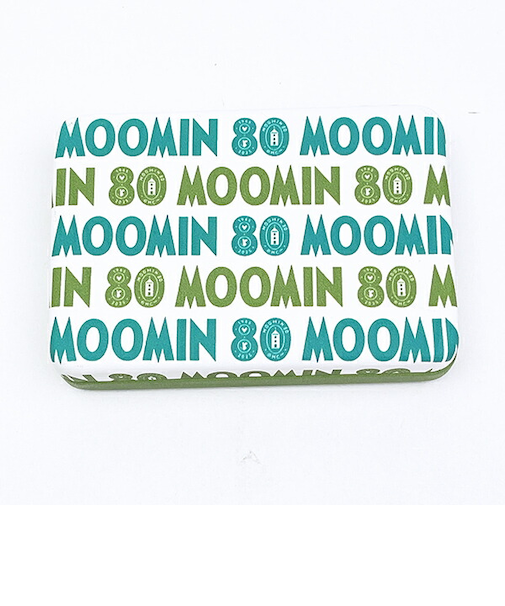 ムーミン 80周年アート アクセサリーケース グリーン MOOMIN