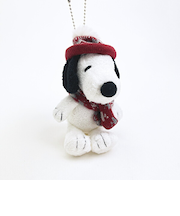 スヌーピー ニットキャップ マスコット ぬいぐるみ SNOOPY