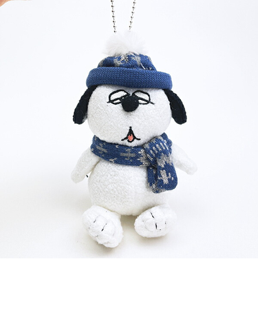 スヌーピー オラフ ニットキャップ マスコット ぬいぐるみ SNOOPY