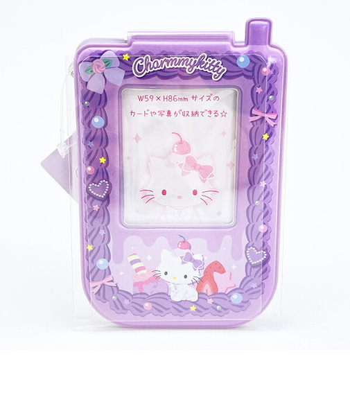 サンリオ チャーミーキティ Ｙ2Ｋホイップ パスケース 定期入れ ICカードケース パープル sanrio