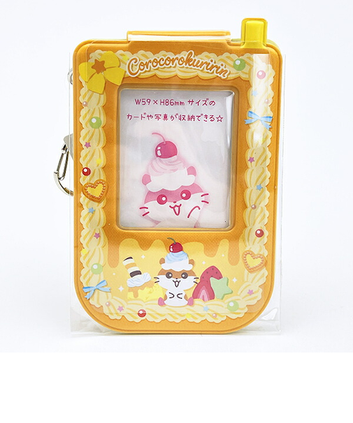 サンリオ コロコロクリリン Ｙ2Ｋホイップ パスケース 定期入れ ICカードケース オレンジ sanrio