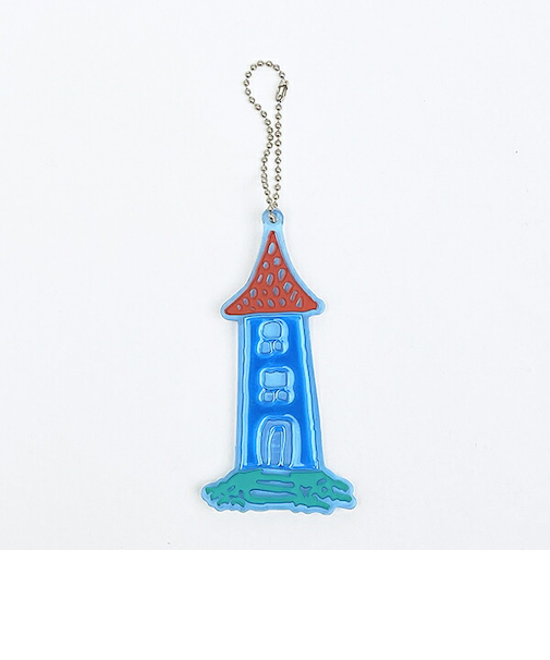 ムーミン ムーミンやしき リフレクターラバーキーホルダー MOOMIN