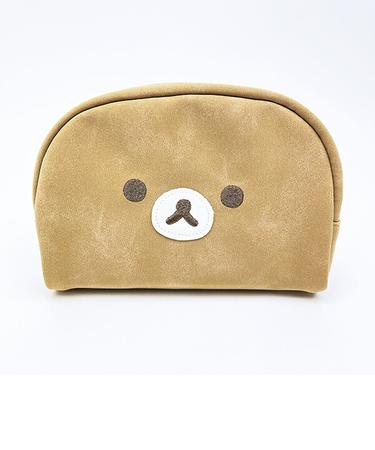 リラックマ フェイス ラウンドポーチ