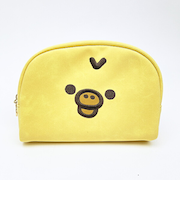 リラックマ キイロイトリ フェイス ラウンドポーチ