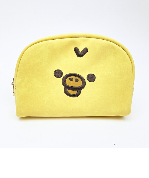 リラックマ キイロイトリ フェイス ラウンドポーチ