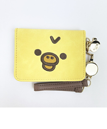 リラックマ キイロイトリ フェイス パスケース 定期入れ