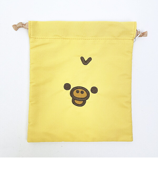 リラックマ キイロイトリ フェイス 巾着