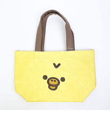 リラックマ キイロイトリ フェイス ミニトートバッグ