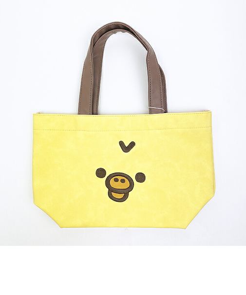 リラックマ キイロイトリ フェイス ミニトートバッグ