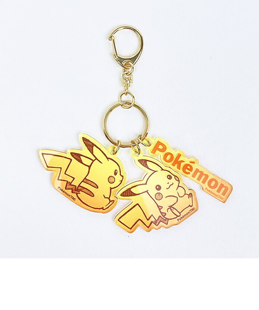 ポケットモンスター ピカチュウ アクリルキーホルダー グラデーション オレンジ ポケモン