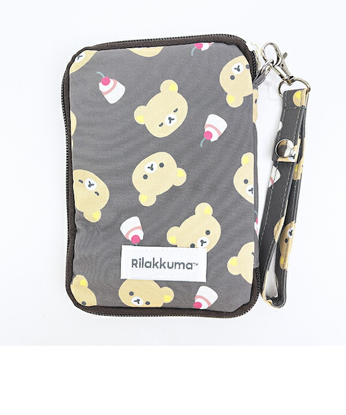 リラックマ ベーシック フェイス パスポートポーチ