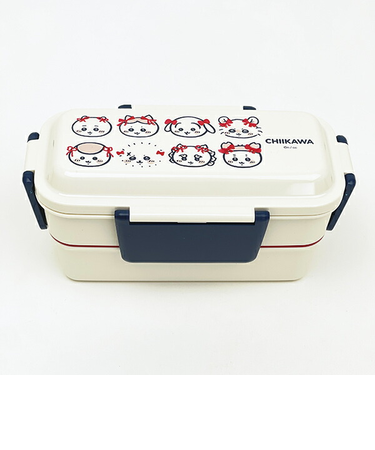 ちいかわ 4点ロック2段ランチボックス リボン 日本製