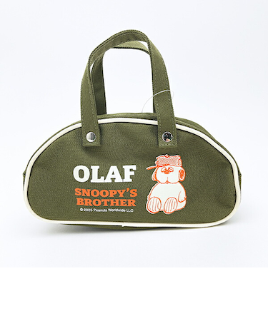 スヌーピー レトロバッグポーチ グリーン SNOOPY