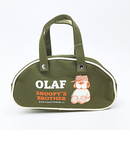 スヌーピー レトロバッグポーチ グリーン SNOOPY