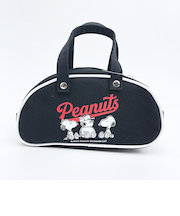 スヌーピー レトロバッグポーチ ブラック SNOOPY