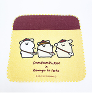サンリオ ポムポムプリン×お文具といっしょ ガーゼミニタオル Sanrio