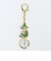 ムーミン スナフキン キーチェーンウォッチ 時計 懐中時計 MOOMIN