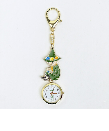ムーミン スナフキン キーチェーンウォッチ 時計 懐中時計 MOOMIN