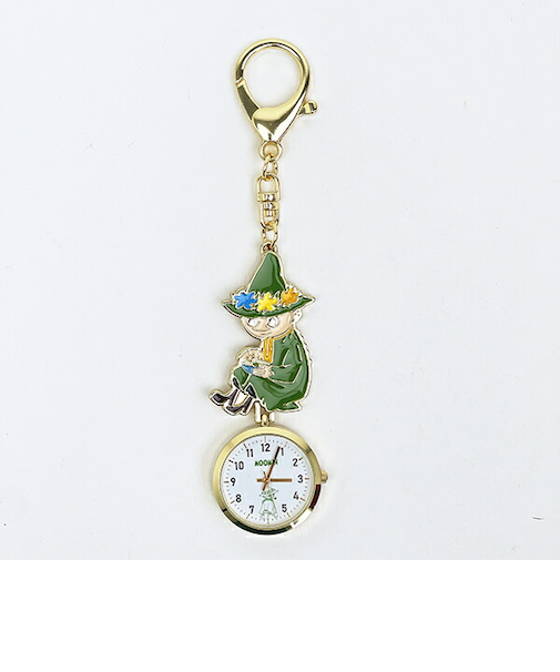 ムーミン スナフキン キーチェーンウォッチ 時計 懐中時計 MOOMIN