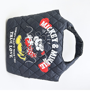 ディズニー ミッキー＆ミニー 中綿トートバッグ  Disney