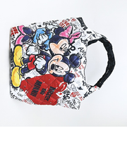 ディズニー ミッキー＆ミニー総柄 中綿トートバッグ  Disney