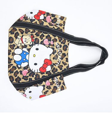 サンリオ ハローキティ 二人 バルーントートバッグ レオパード Sanrio