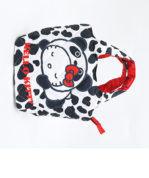 サンリオ ハローキティ 中綿ミニトートバッグ うし総柄 ランチ Sanrio