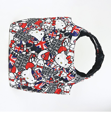 サンリオ ハローキティ 中綿キルティングトートバッグ(大) イギリス総柄 Sanrio
