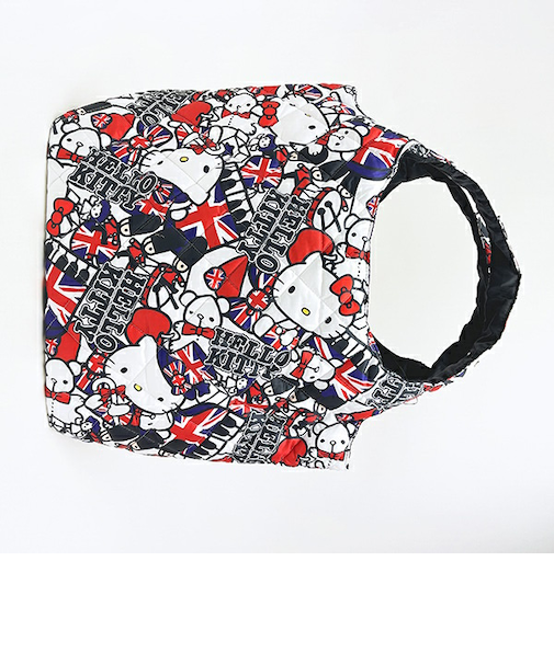 サンリオ ハローキティ 中綿キルティングトートバッグ(大) イギリス総柄 Sanrio