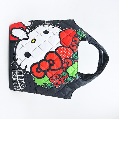 サンリオ ハローキティ 中綿キルティングトートバッグ(大) りんごキティ Sanrio