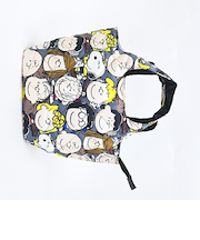 スヌーピー キャラクター総柄 中綿ミニトートバッグ  SNOOPY