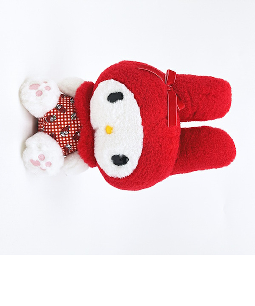 サンリオ マイメロディ ぬいぐるみ 赤チェック S sanrio