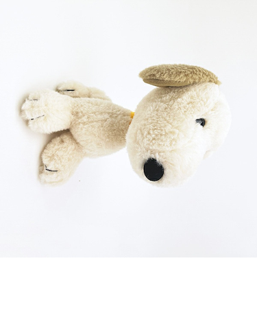 スヌーピー アンディ レトロおすわりぬいぐるみ(M) SNOOPY