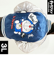 ドラえもん ウェアリング スカジャン 3L アパレル ネイビー アイムドラえもん