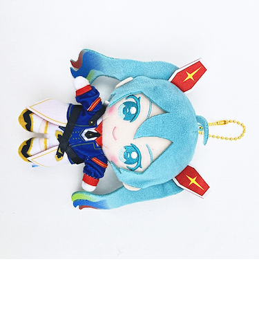 初音ミク ×機動戦士ガンダム Chibiぬいおすわりマスコット ぬいぐるみ