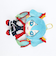 初音ミク ×機動武闘伝Gガンダム Chibiぬいおすわりマスコット ぬいぐるみ