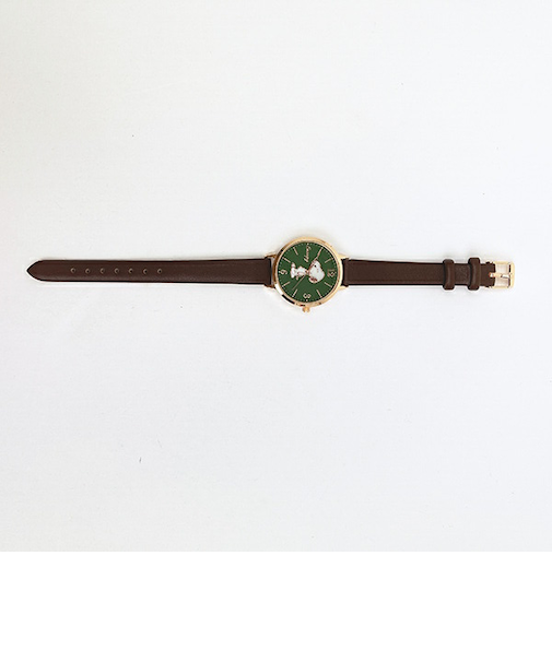 スヌーピー 腕時計 シェル風 ブラウン SNOOPY